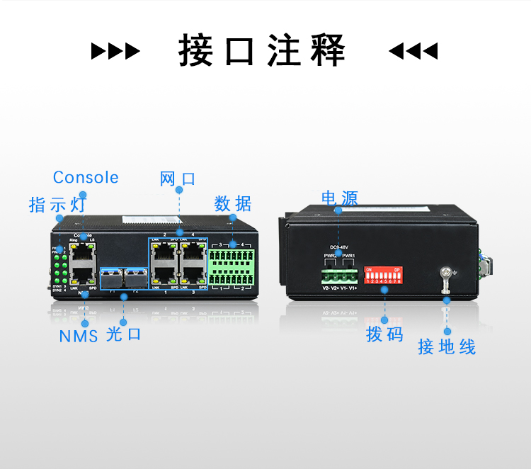 二層和三層工業超91视频的主要參數說明