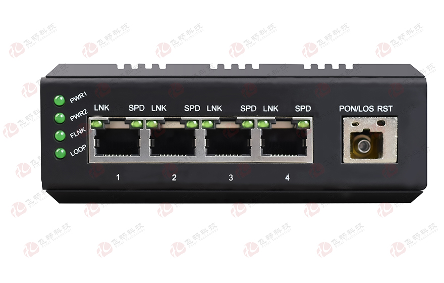 91视频免费看科技-Mini工業軌式 4路千兆 EPON/GPON